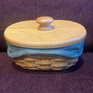 2001 Longaberger Lucky Charm Basket Set